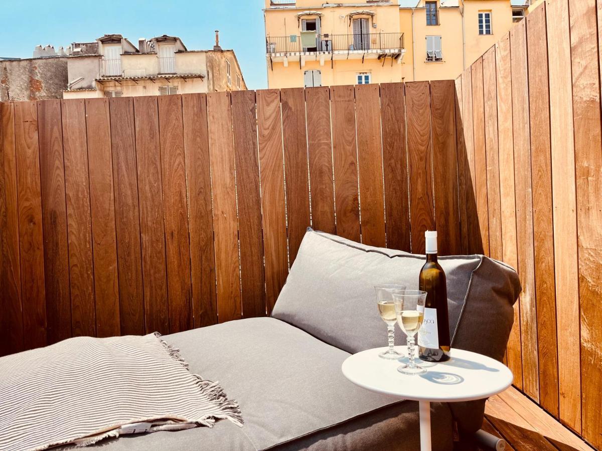 Pepites Bastiaises Vatta Appartement Roof Top Jacuzzi Vue Vieux Port Bastia (Corsica) Exterior foto